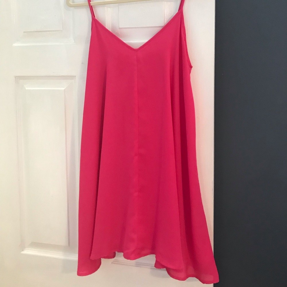 Lucca couture hot pink dress